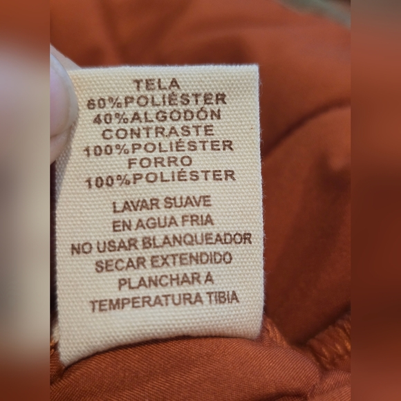 NWT Hem & Thread Plaid Quilted Shacket Coral Size 1X - Picture 8 of 8